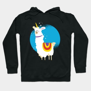 UNICORN ALPACA mama llama cute Hoodie